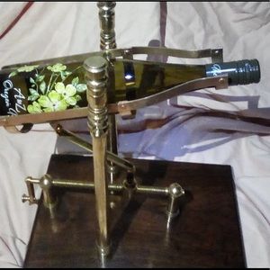 1900s  Antique Mechanical Wine Cradle/Decanter